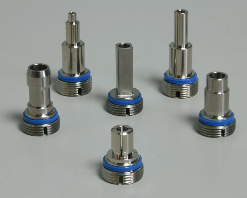 FOCIS Flex, UPC ferrule and bulkhead adapter tips (1 ea.), One-click cleaner